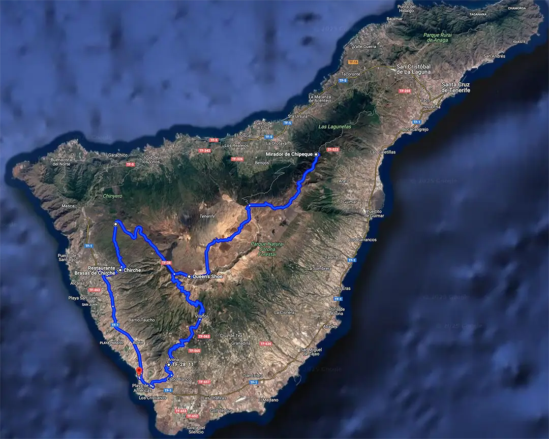 Tenerife Travel Kit Map Preview